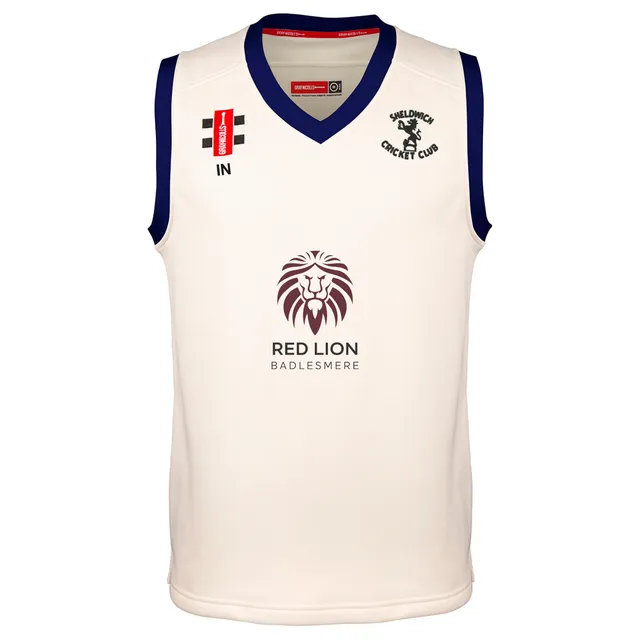 gray-nicolls-sheldwich-cc-pro-performance-slipover-cricket-senior-avorio-navy image 1