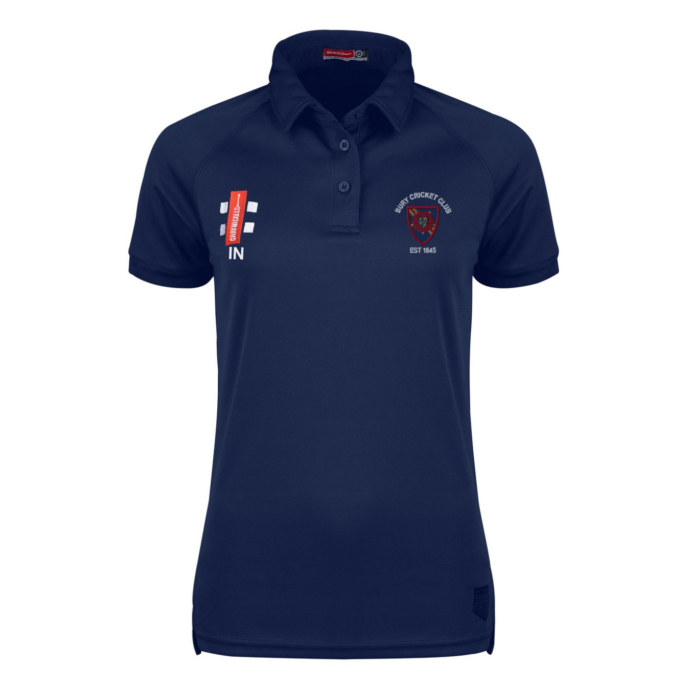 gray-nicolls-bury-cc-matrix-v2-polo-s-s-donna-navy image 1