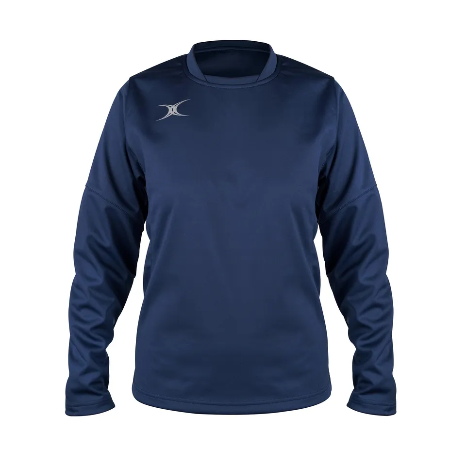 gilbert-rugby-pro-warm-up-top-donna-nero-blu-navy image 1