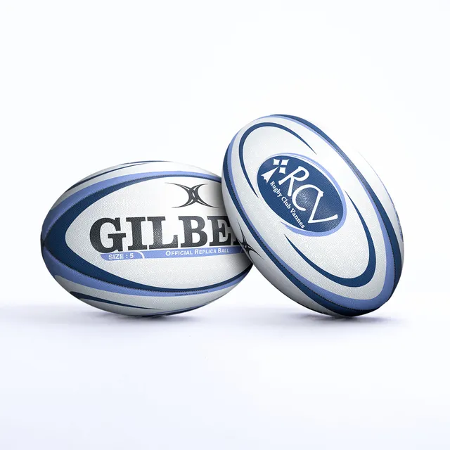 gilbert-rugby-rc-vannes-replica-pallone-rugby-n-5-e-mini image 1