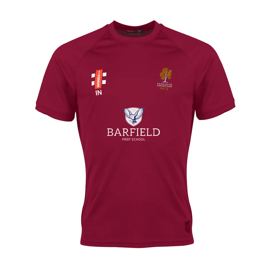 gray-nicolls-matrix-v2-t-shirt-s-s-junior-frensham-cc-maroon image 1