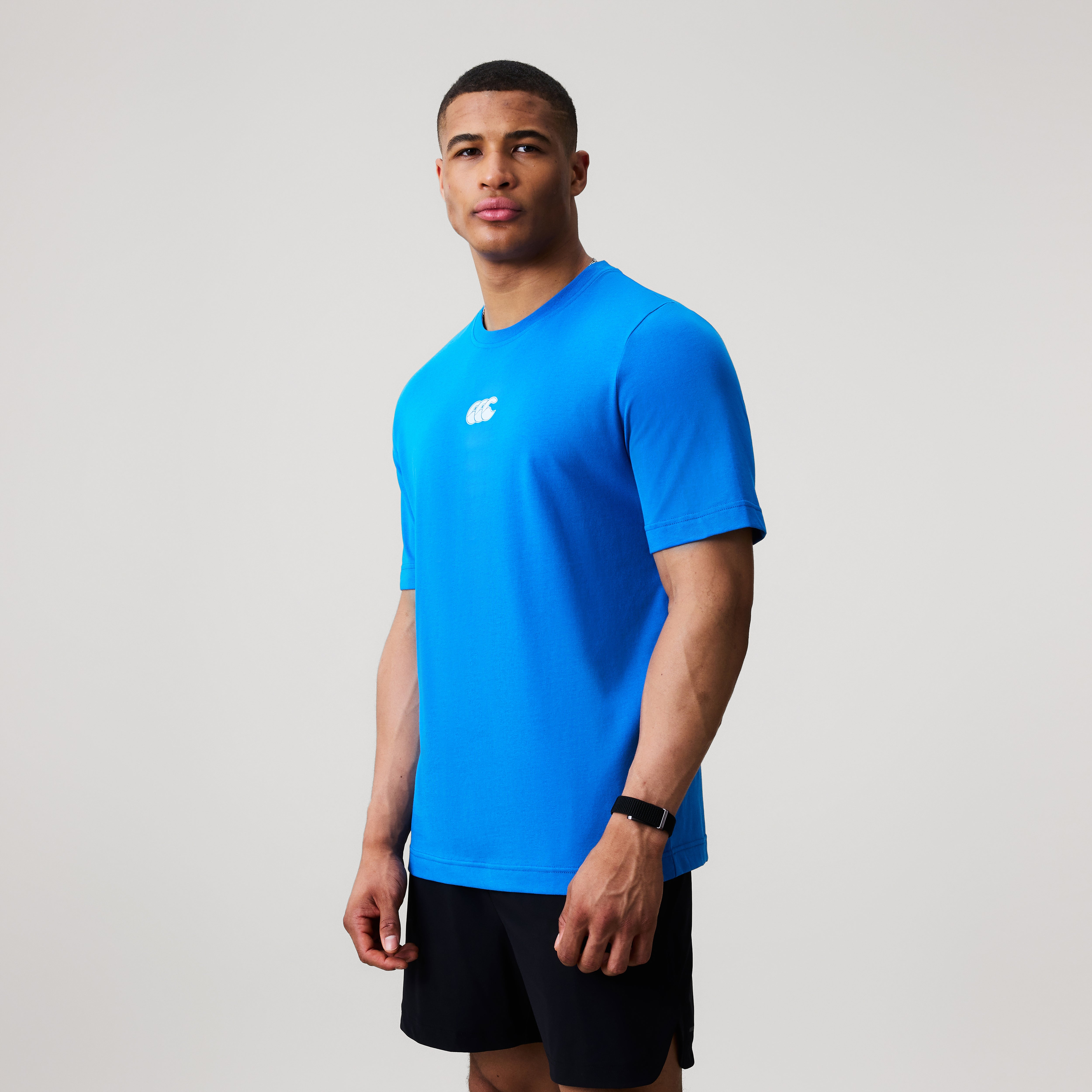 canterbury-tempo-training-tee-unisex-t-shirt-allenamento-rugby-blu image 4