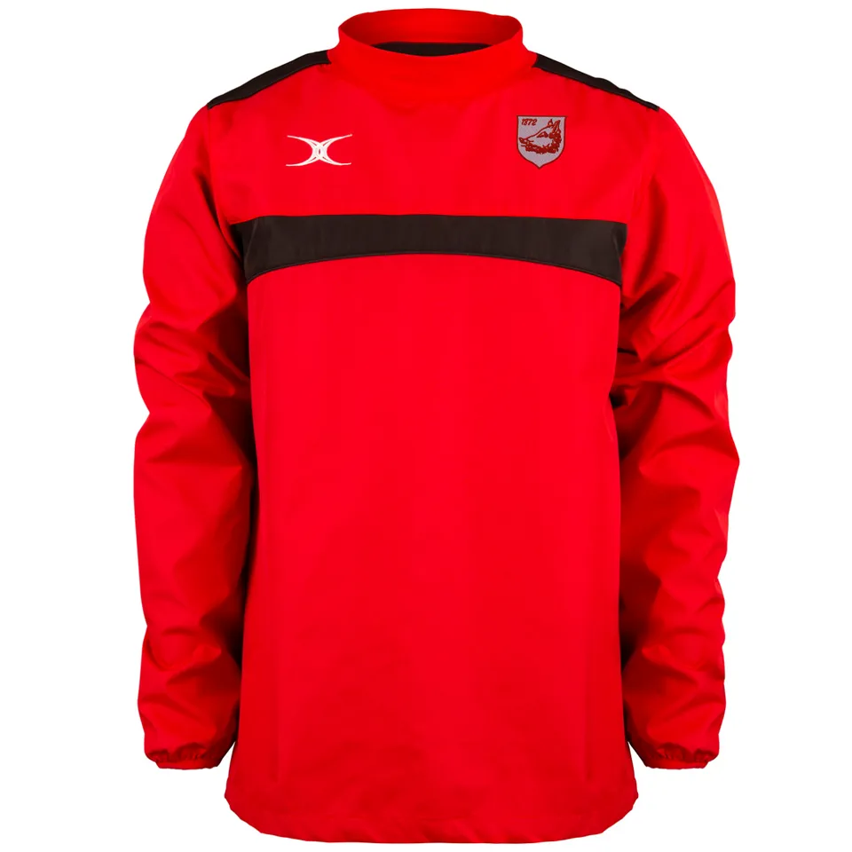 gilbert-rugby-bromsgrove-rfc-junior-giacca-warm-up-photon-rosso-nero image 1