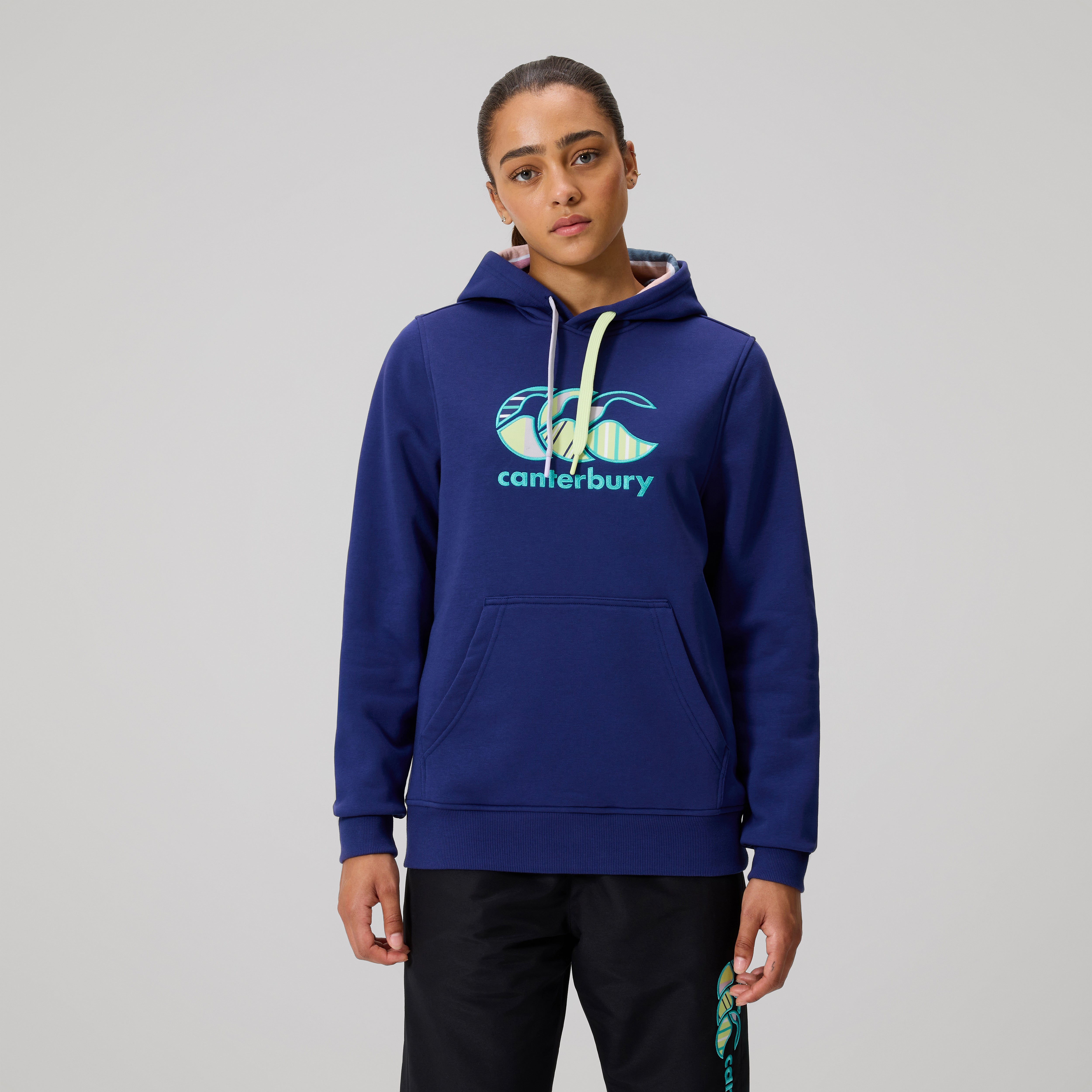 canterbury-uglies-hoodie-navy-felpa-donna-con-cappuccio image 3