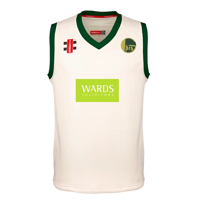 gray-nicolls-golden-hill-cc-pro-performance-slipover-match-junior-avorio-verde image 1