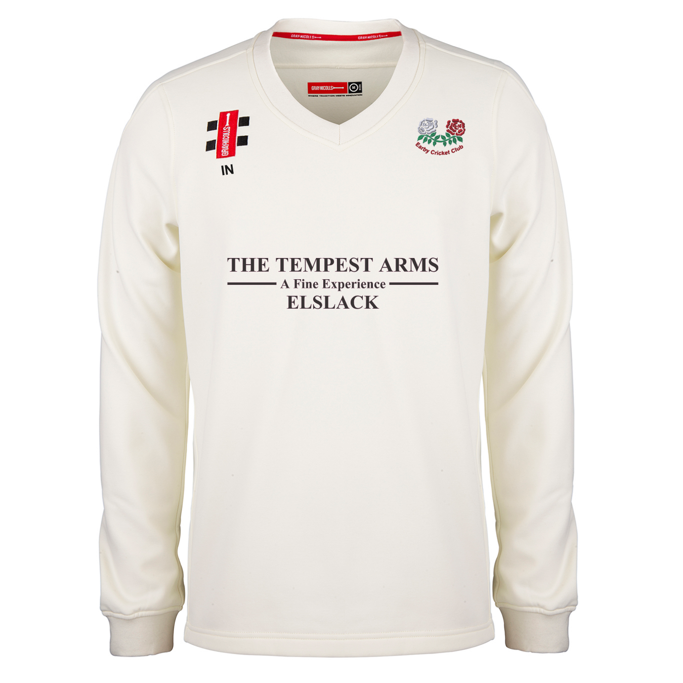 gray-nicolls-earby-cricket-club-maglione-match-pro-performance-avorio-adulto image 1