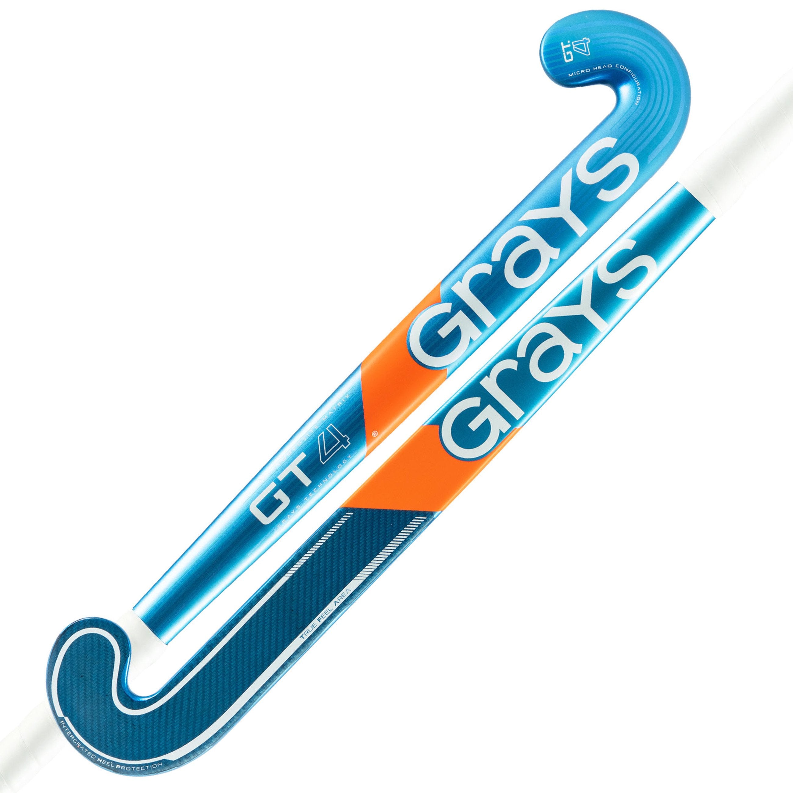 mazza-da-hockey-grays-gt-4-composite-blu-profilo-gt-micro-head image 1