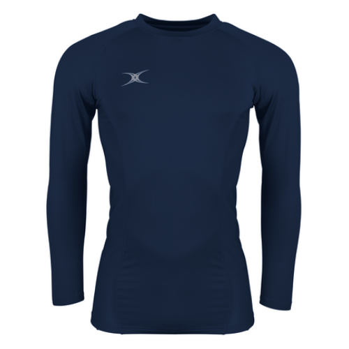 gilbert-rugby-hampshire-referees-senior-atomic-x-ii-baselayer-top-blu-navy-scuro image 1