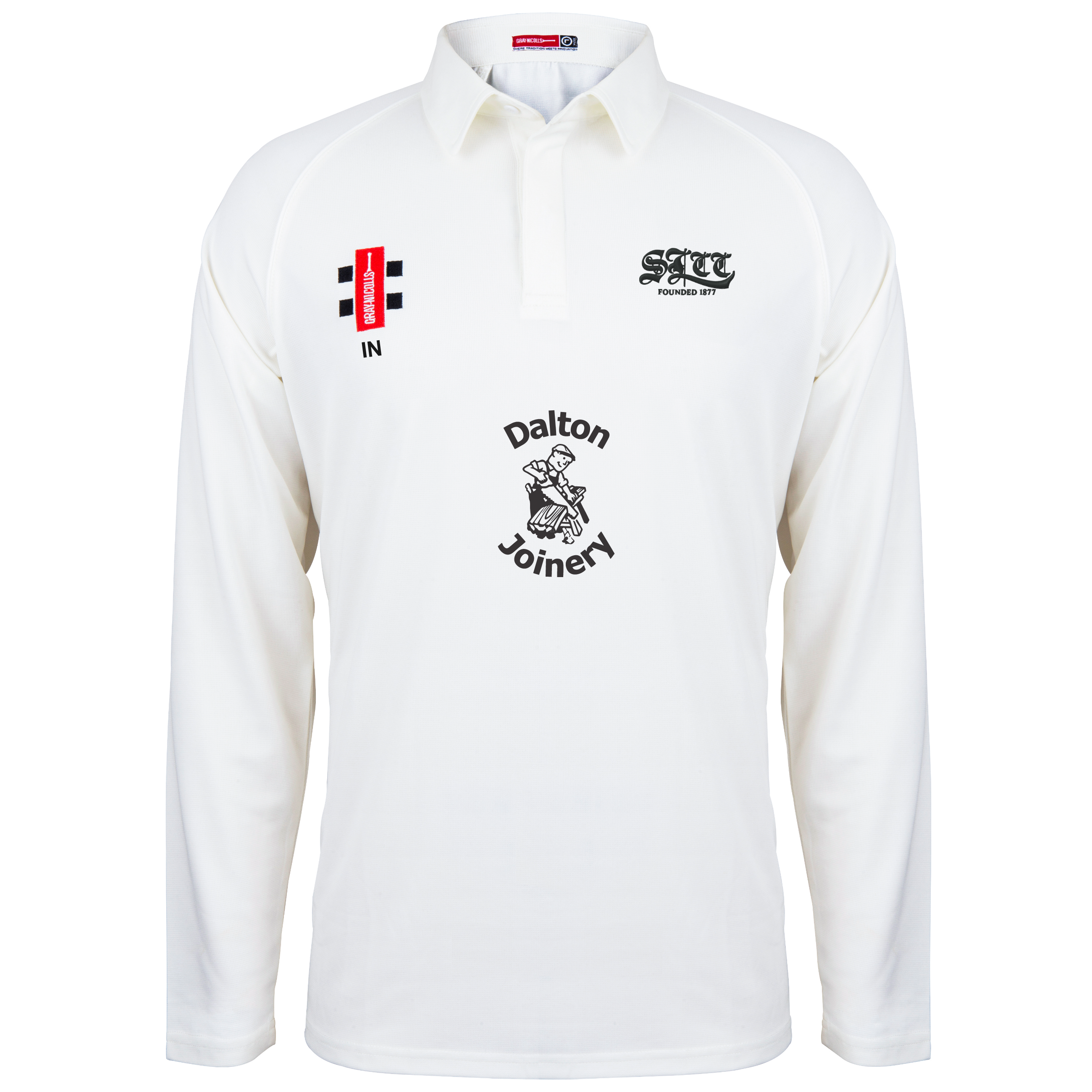 gray-nicolls-st-lawrence-junior-maglia-cricket-matrix-v2-manica-lunga-avorio image 1