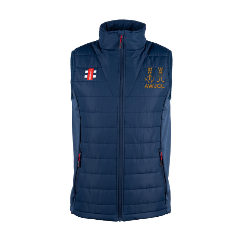 gray-nicolls-pro-performance-bodywarmer-aire-wharfe-junior-cl-blu-navy-scuro image 1