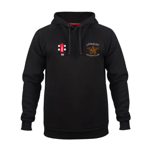 gray-nicolls-velocity-apperley-cc-felpa-con-cappuccio-senior-nero image 1