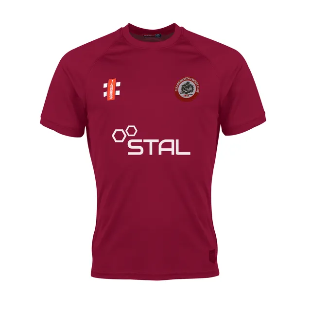 gray-nicolls-cullingworth-cc-senior-matrix-v2-t-shirt-manica-corta-maroon image 1