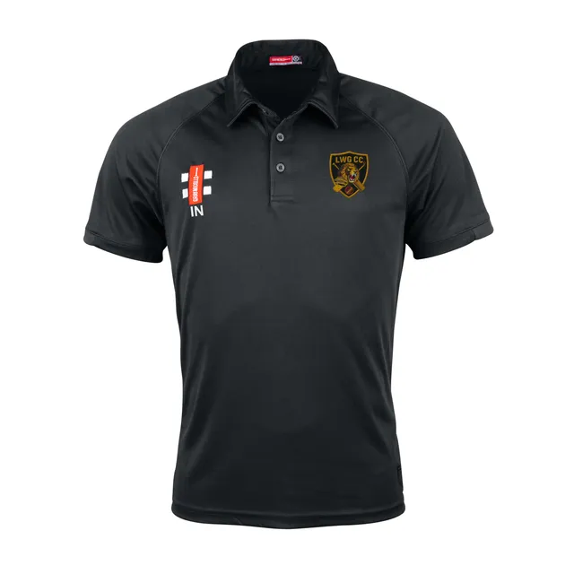 gray-nicolls-luton-women-girls-cc-coach-matrix-v2-polo-manica-corta-nera-senior image 1