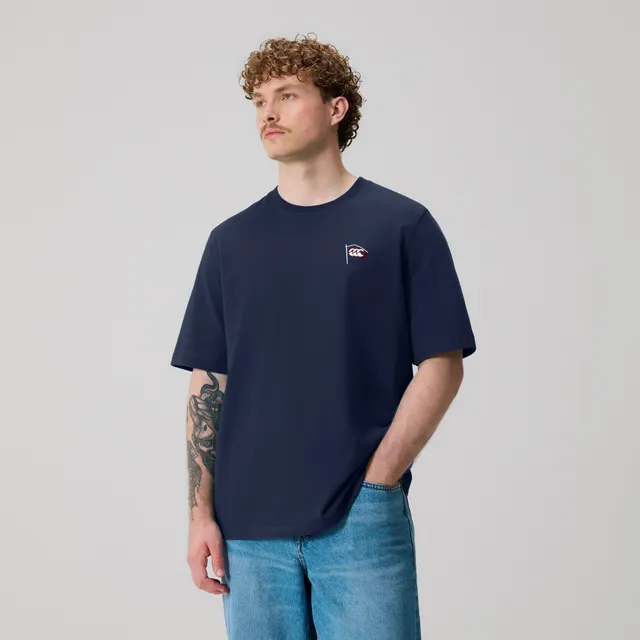 canterbury-classic-t-shirt-uomo-blu-navy image 1