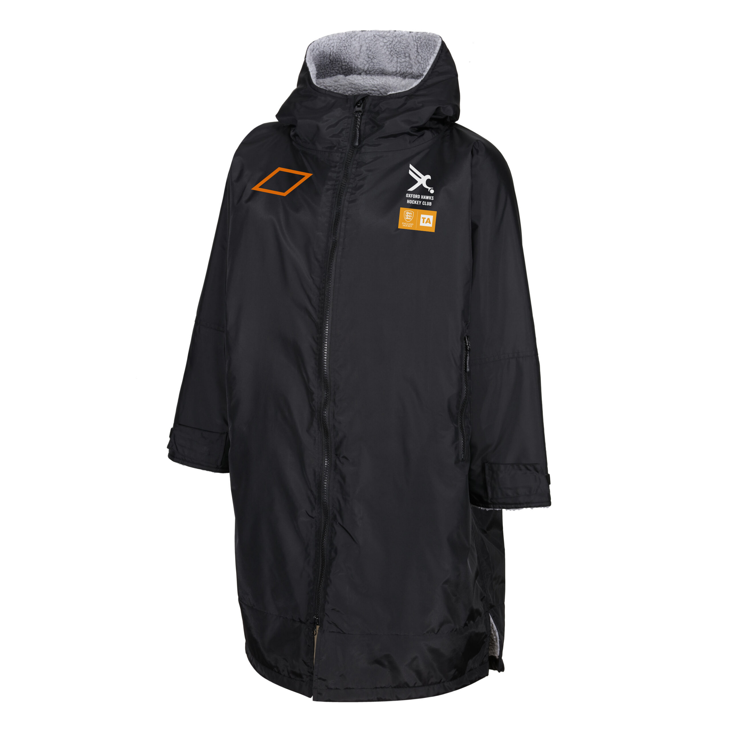 grays-oxford-hawks-talent-academy-senior-giacca-change-robe-all-weather-nera image 1