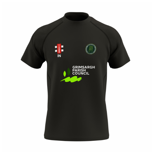 gray-nicolls-grimsargh-cricket-club-junior-gts-t-shirt-manica-corta-nero image 1