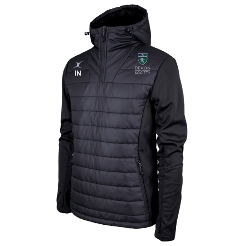gilbert-rugby-devon-referees-pro-active-giacca-quarter-zip-adulto-nero image 2