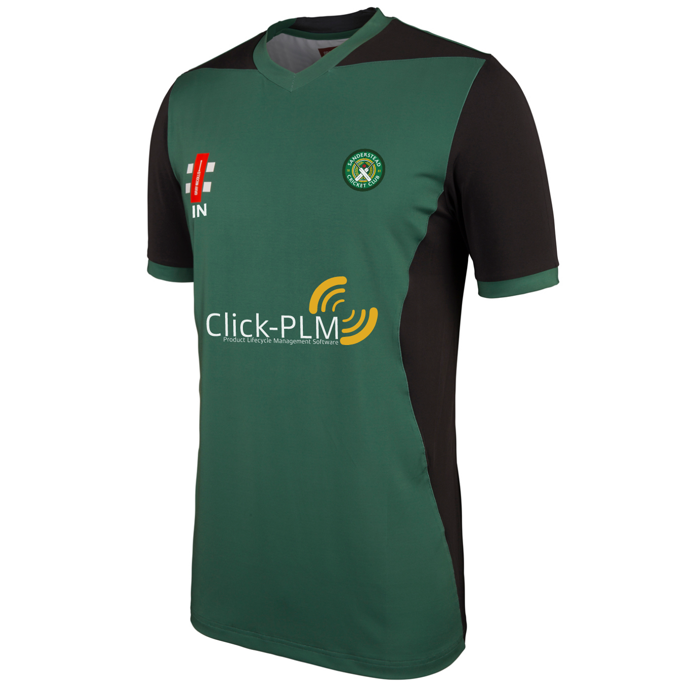 gray-nicolls-sanderstead-cc-pro-performance-shirt-t20-manica-corta-adulti-verde- image 1