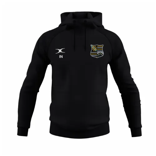 gilbert-rugby-oadby-wyggestonians-rfc-senior-felpa-con-cappuccio-gts-nera image 1