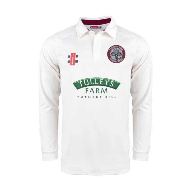 gray-nicolls-turners-hill-cc-pro-performance-v2-maglia-cricket-manica-lunga-avor image 1