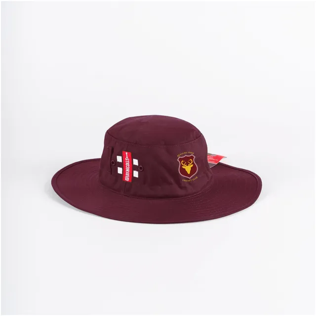 gray-nicolls-beaulieu-park-cc-senior-cappello-da-sole-sun-hat-bordeaux image 1