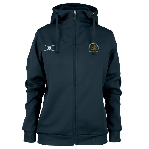 gilbert-rugby-gloucester-old-boys-rfc-donna-pro-felpa-con-cappuccio-blu-navy-scu image 1