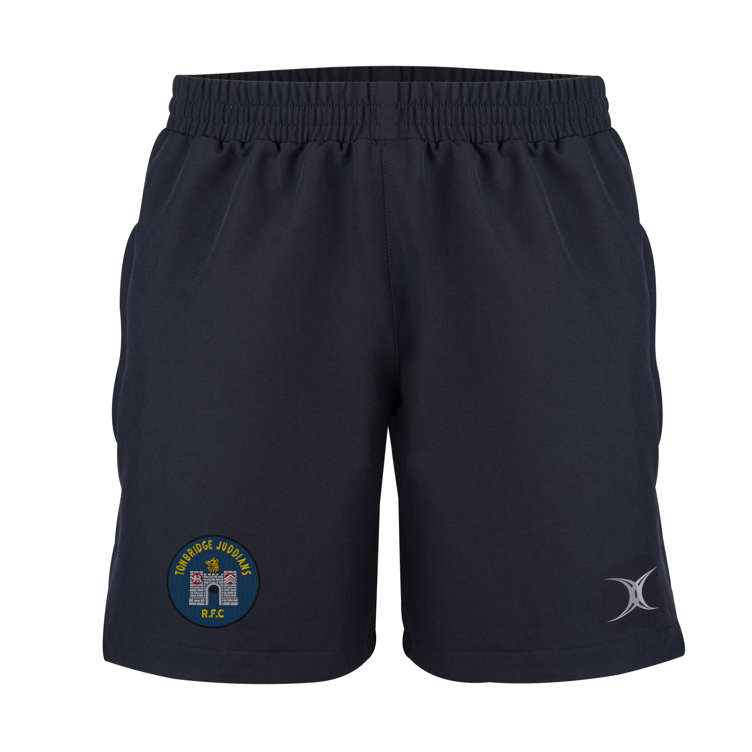 gilbert-rugby-tonbridge-juddians-rfc-senior-evo-shorts-dark-navy image 1