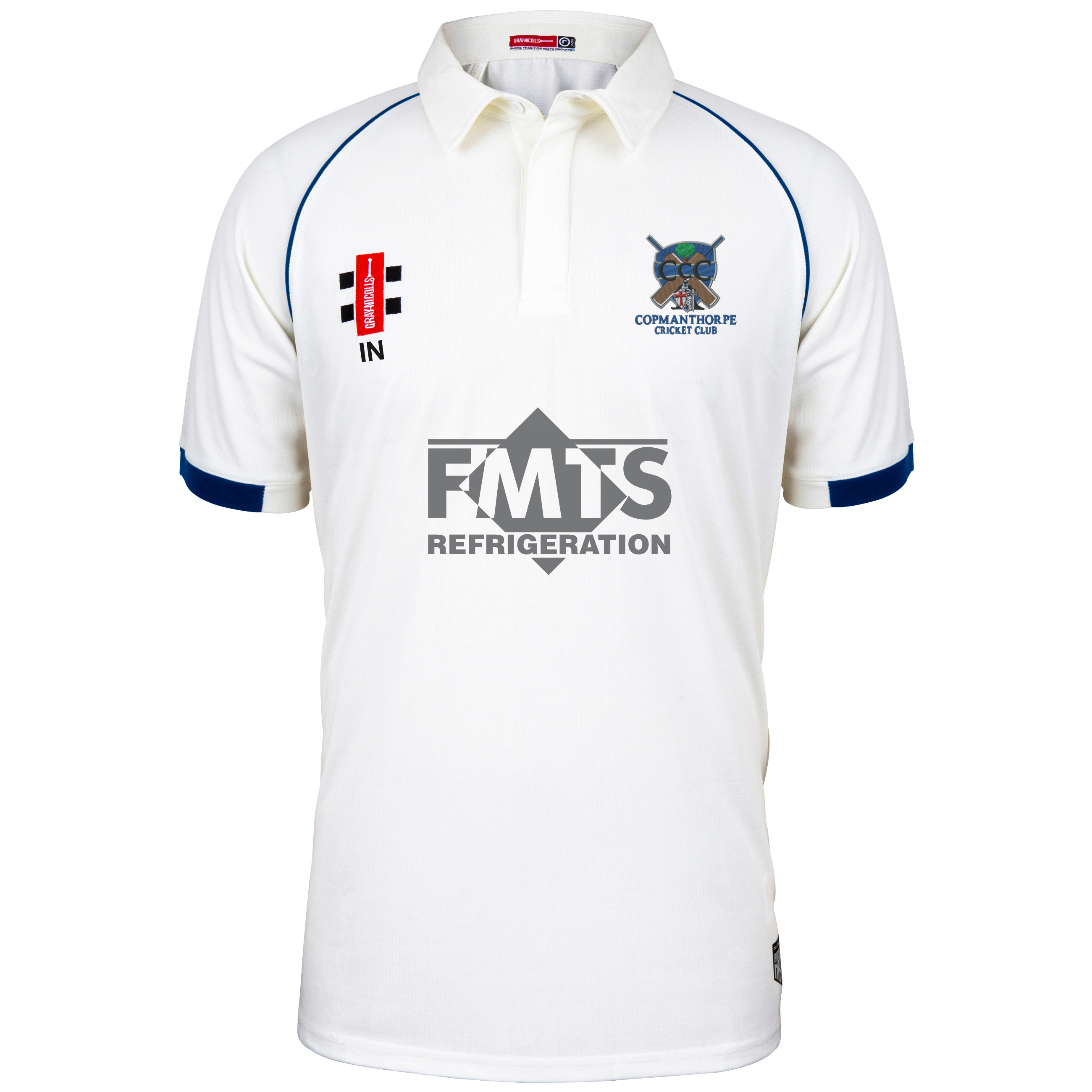 gray-nicolls-copmanthorpe-cc-junior-maglia-cricket-matrix-v2-manica-corta-avorio image 1