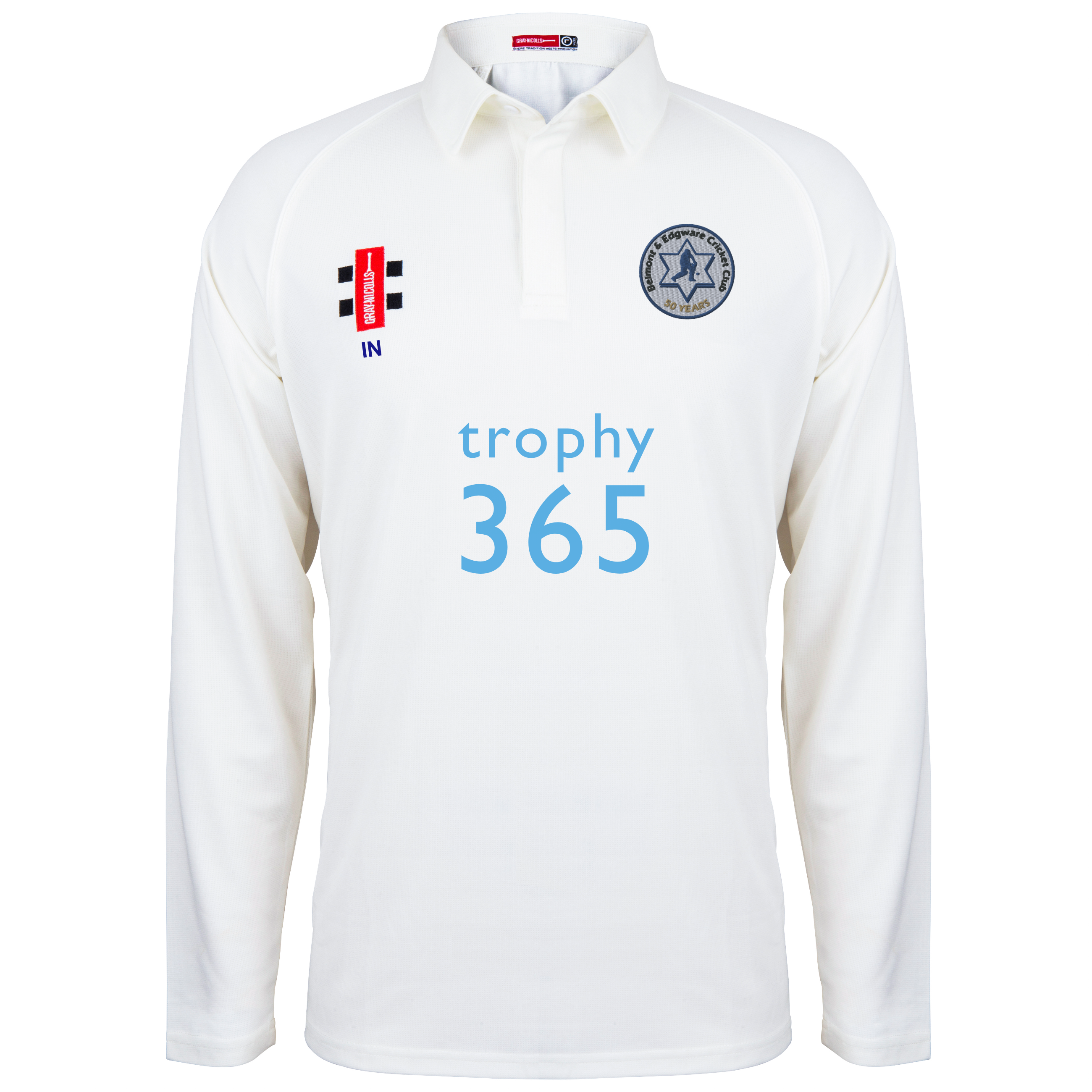 gray-nicolls-matrix-v2-maglia-cricket-manica-lunga-junior-ivory-belmont-edgware- image 1