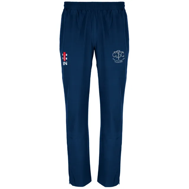 gray-nicolls-syston-town-cc-velocity-track-trousers-junior-navy image 1