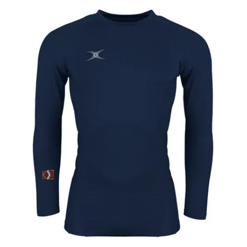 gilbert-rugby-atomic-x-ii-maglia-baselayer-crawley-rfc-junior-blu-navy image 1