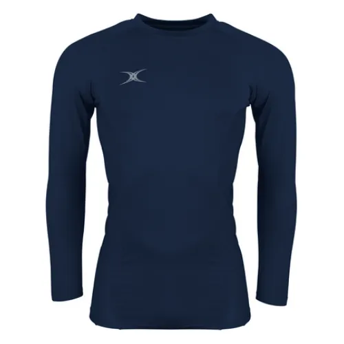gilbert-rugby-atomic-x-ii-baselayer-top-junior-blu-navy-nottingham-corsairs-rfc image 1