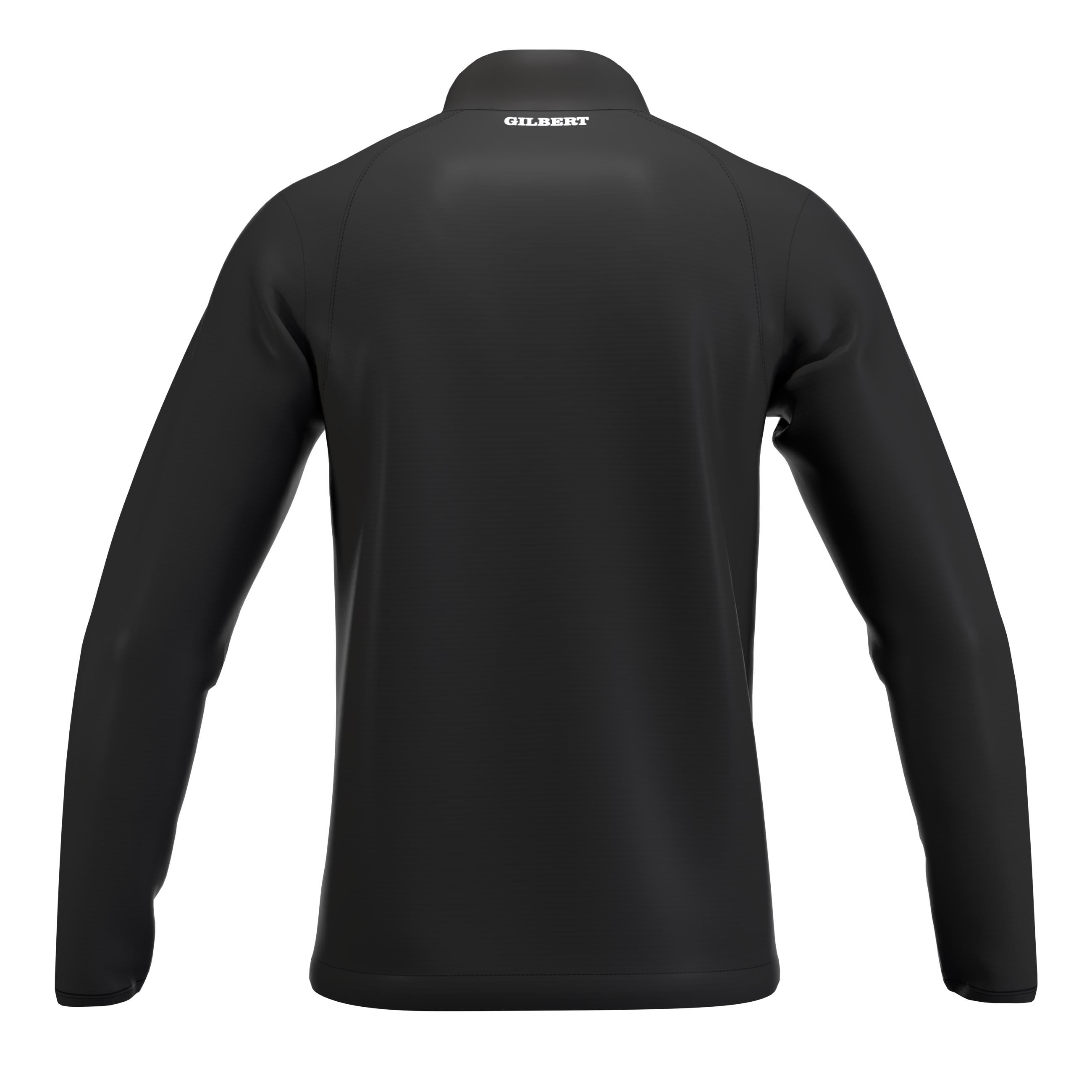 gilbert-rugby-atom-giacca-warm-up-top-uomo-nera image 2