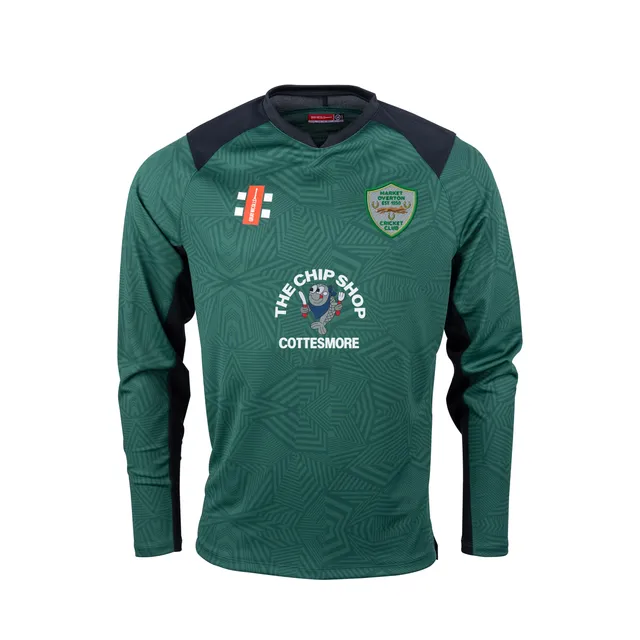 gray-nicolls-market-overton-cc-junior-pro-t20-maglia-m-l-verde-nero image 1