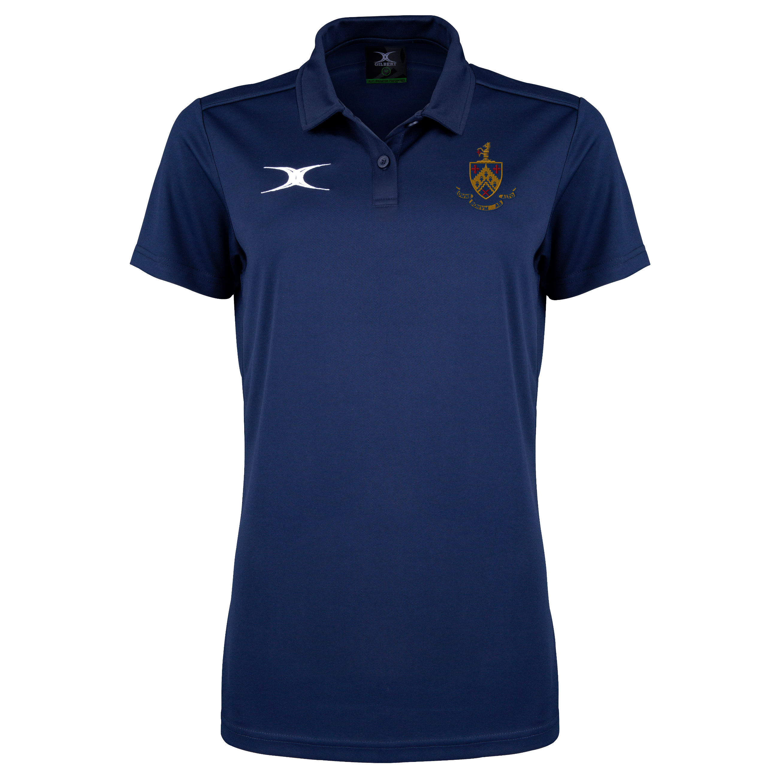 gilbert-rugby-old-crossleyans-rufc-photon-ii-polo-donna-manica-corta-blu-navy-sc image 1