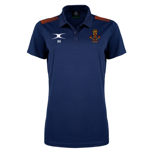 gilbert-rugby-medway-rfc-photon-ii-polo-donna-s-s-blu-navy-scuro image 1