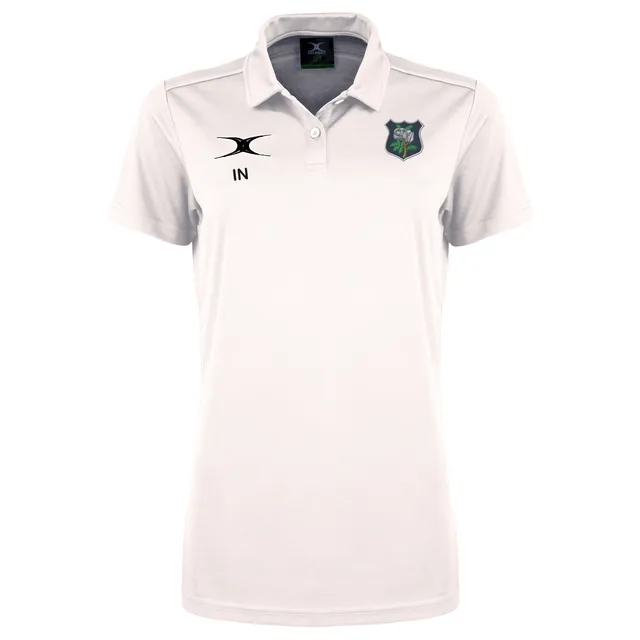 gilbert-rugby-yorkshire-rfu-donna-photon-ii-polo-manica-corta-bianca image 1
