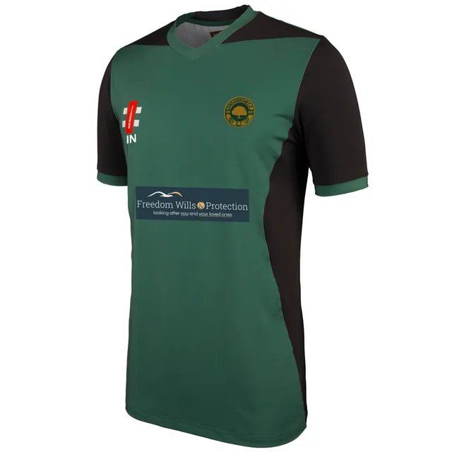 gray-nicolls-broadstone-cc-senior-green-black-maglia-cricket-pro-performance-t20 image 1