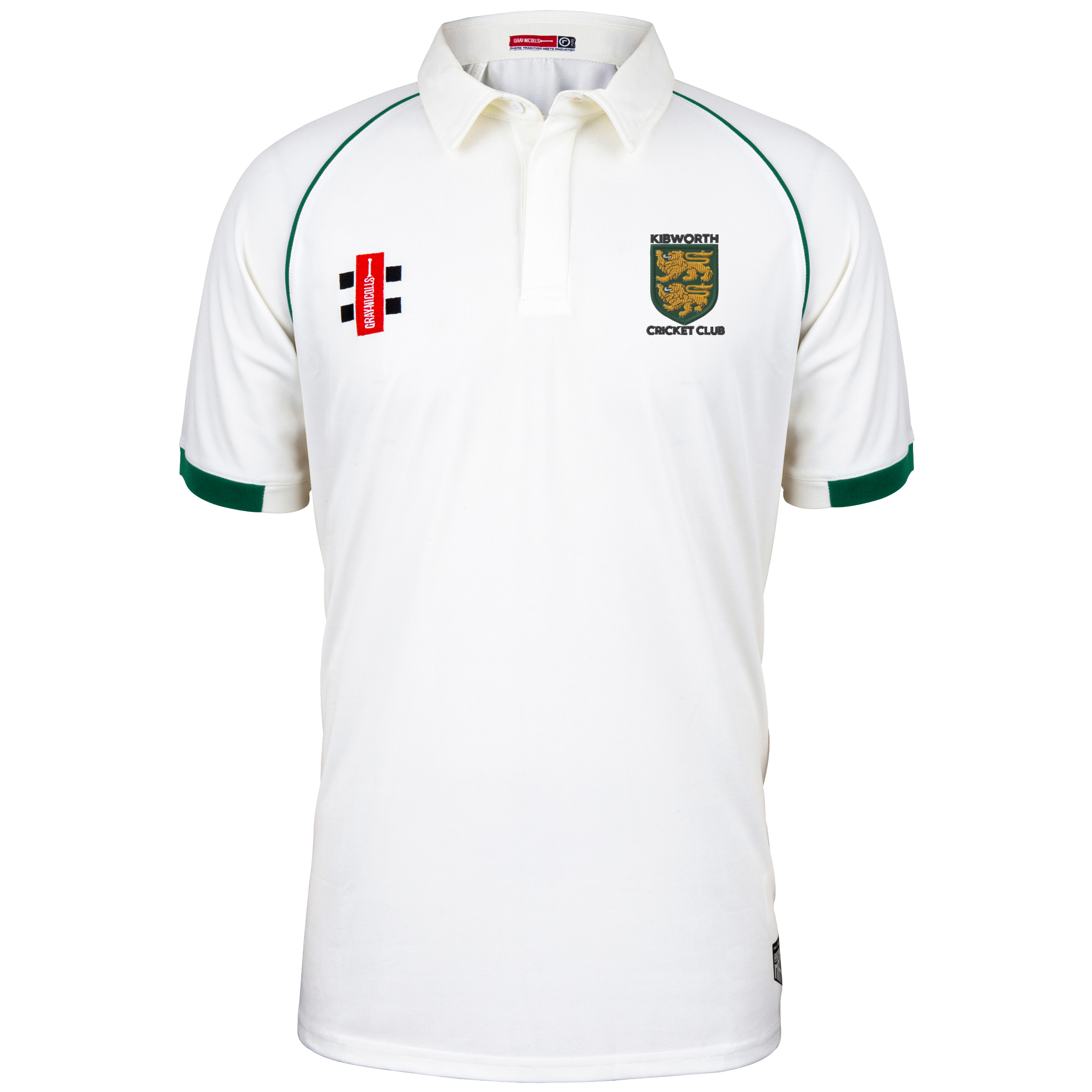 gray-nicolls-matrix-v2-maglia-cricket-manica-corta-senior-kibworth-cc-avorio-ver image 1
