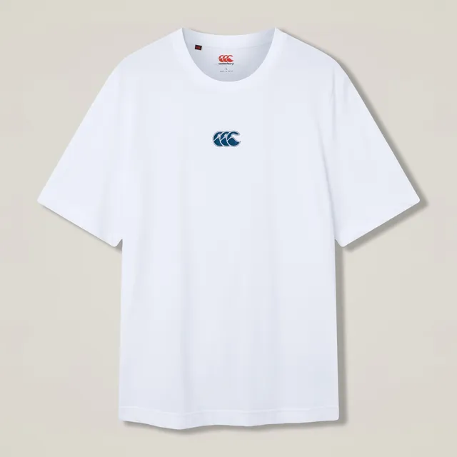 canterbury-tempo-t-shirt-training-uomo-bianca image 1