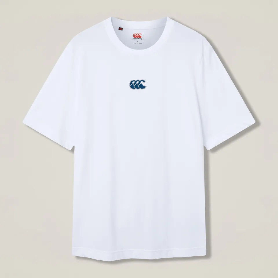 canterbury-tempo-t-shirt-training-uomo-bianca image 1
