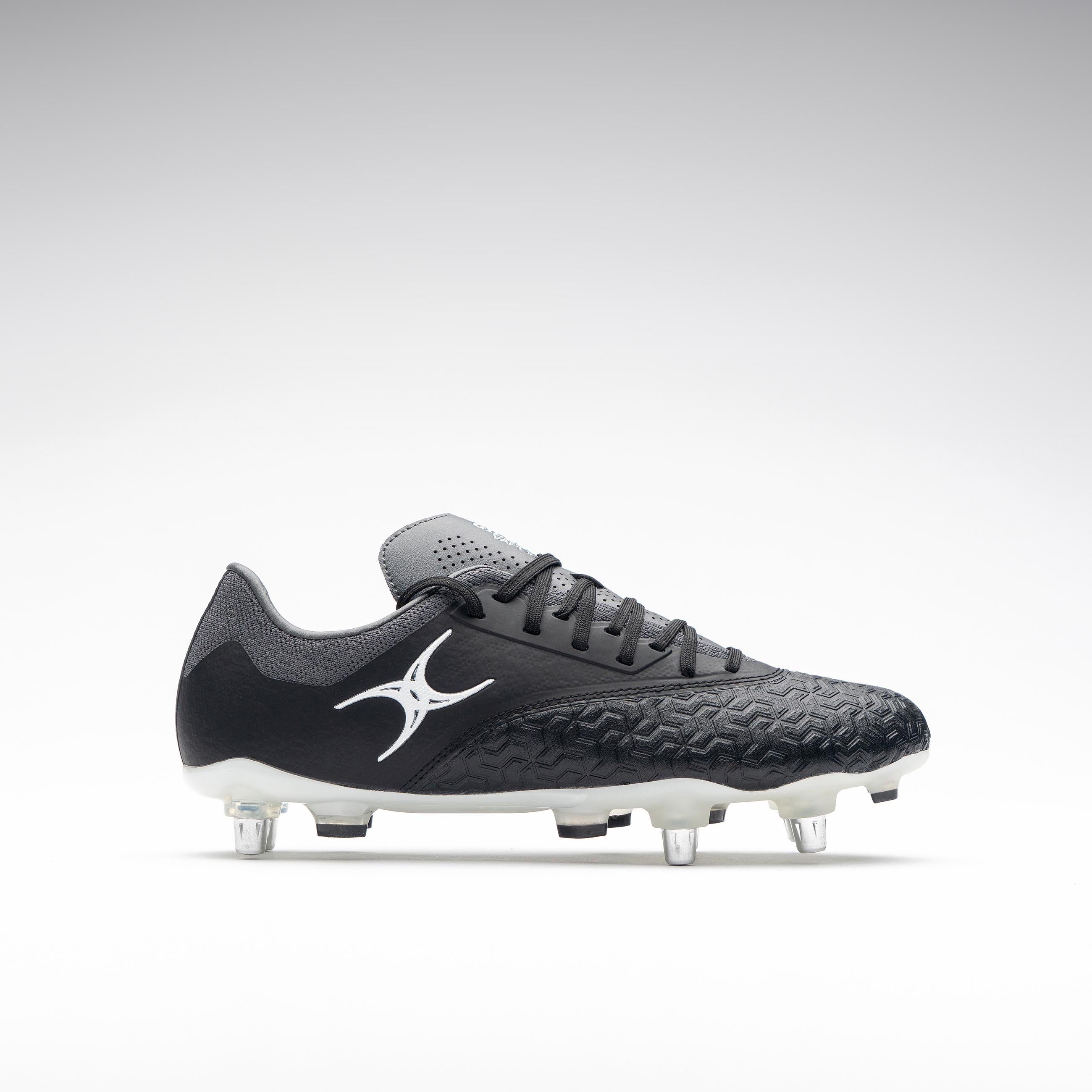 gilbert-rugby-icon-vapour-6s-scarpe-rugby-senior-nero-grigio image 6