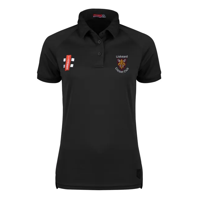 gray-nicolls-matrix-v2-polo-s-s-donna-liskeard-cc-nero image 1