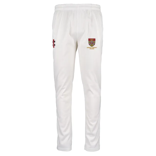 gray-nicolls-chorley-district-cc-senior-matrix-pantaloni-slim-fit-avorio image 1