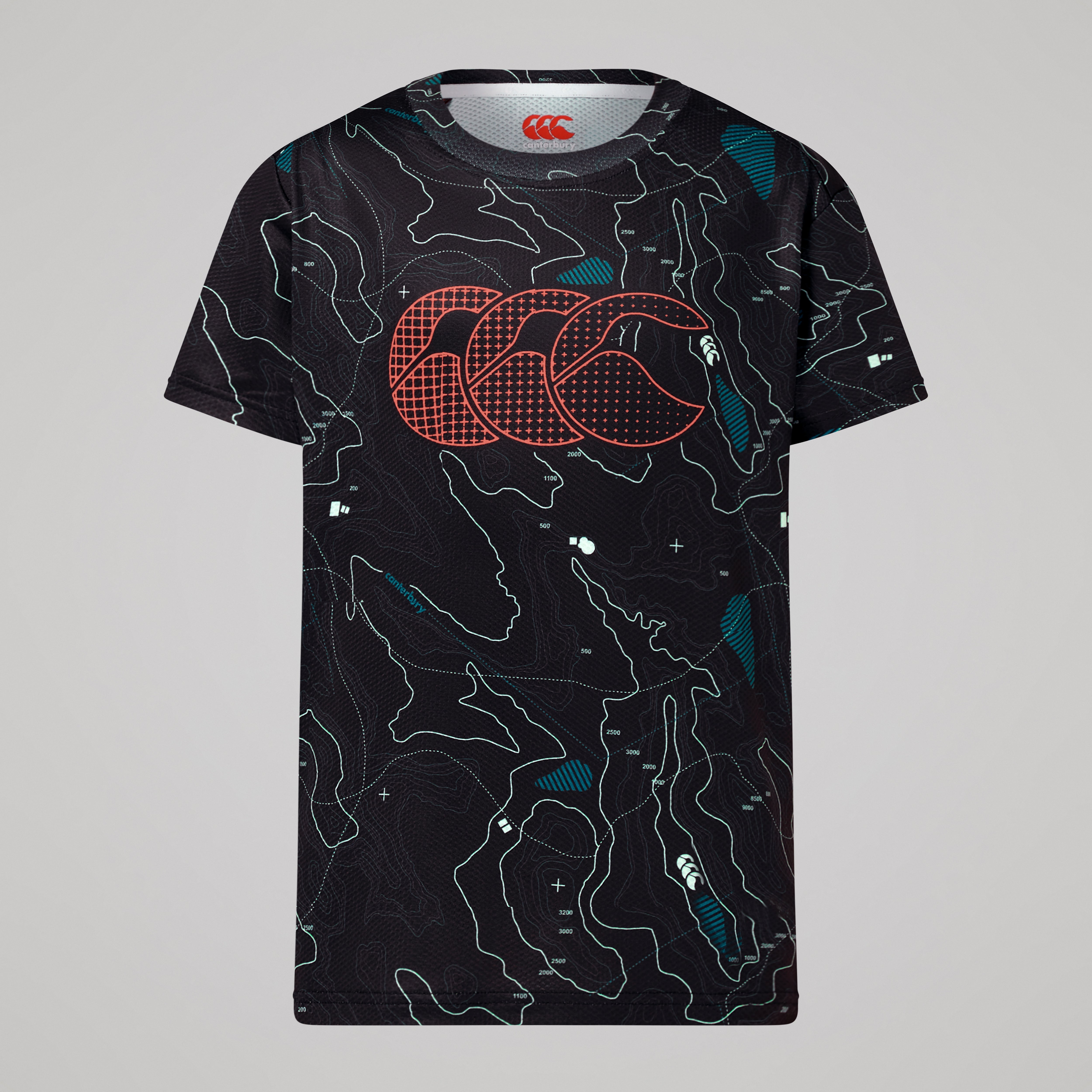 canterbury-tempo-t-shirt-junior-unisex-nera image 1
