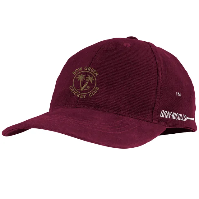 gray-nicolls-pro-fit-cappellino-bow-green-cc-adulto-bordeaux image 1