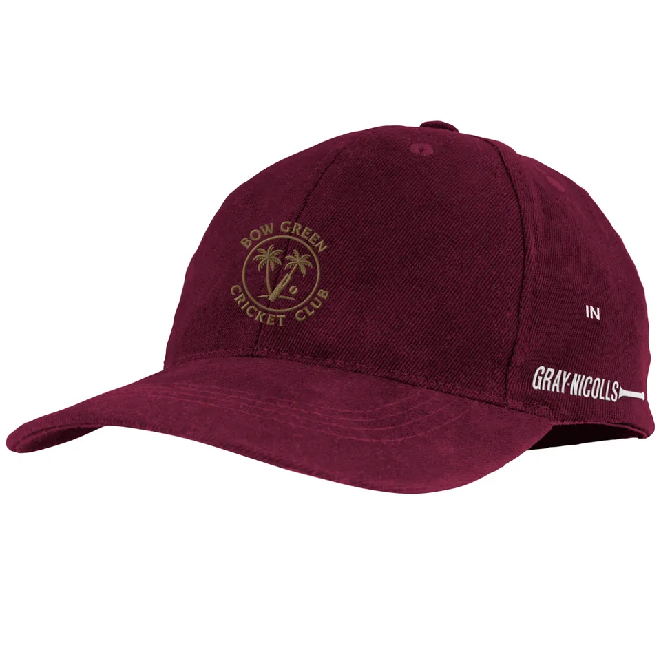 gray-nicolls-pro-fit-cappellino-bow-green-cc-adulto-bordeaux image 1