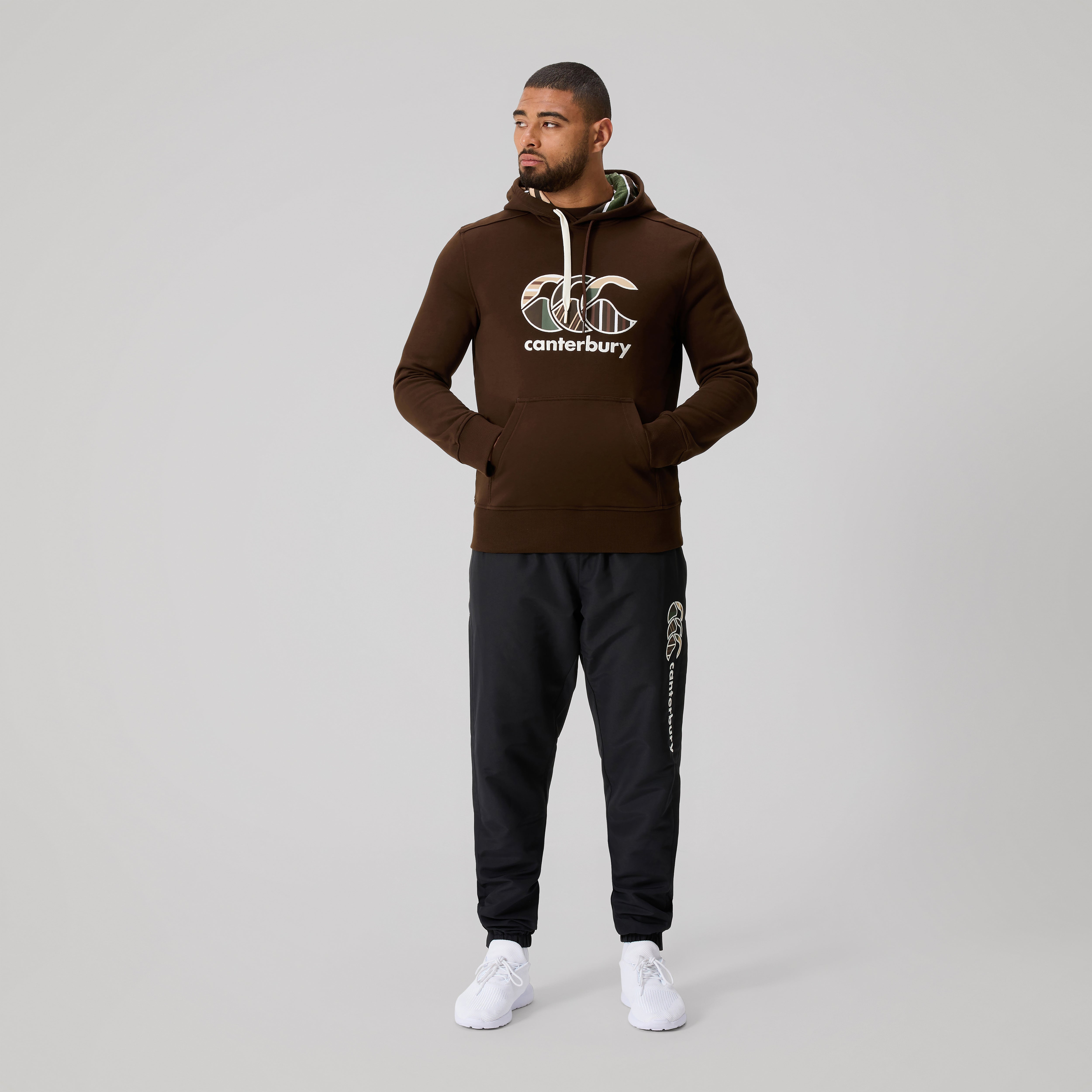 canterbury-uglies-hoodie-uomo-marrone-felpa-cappuccio-rugby image 2