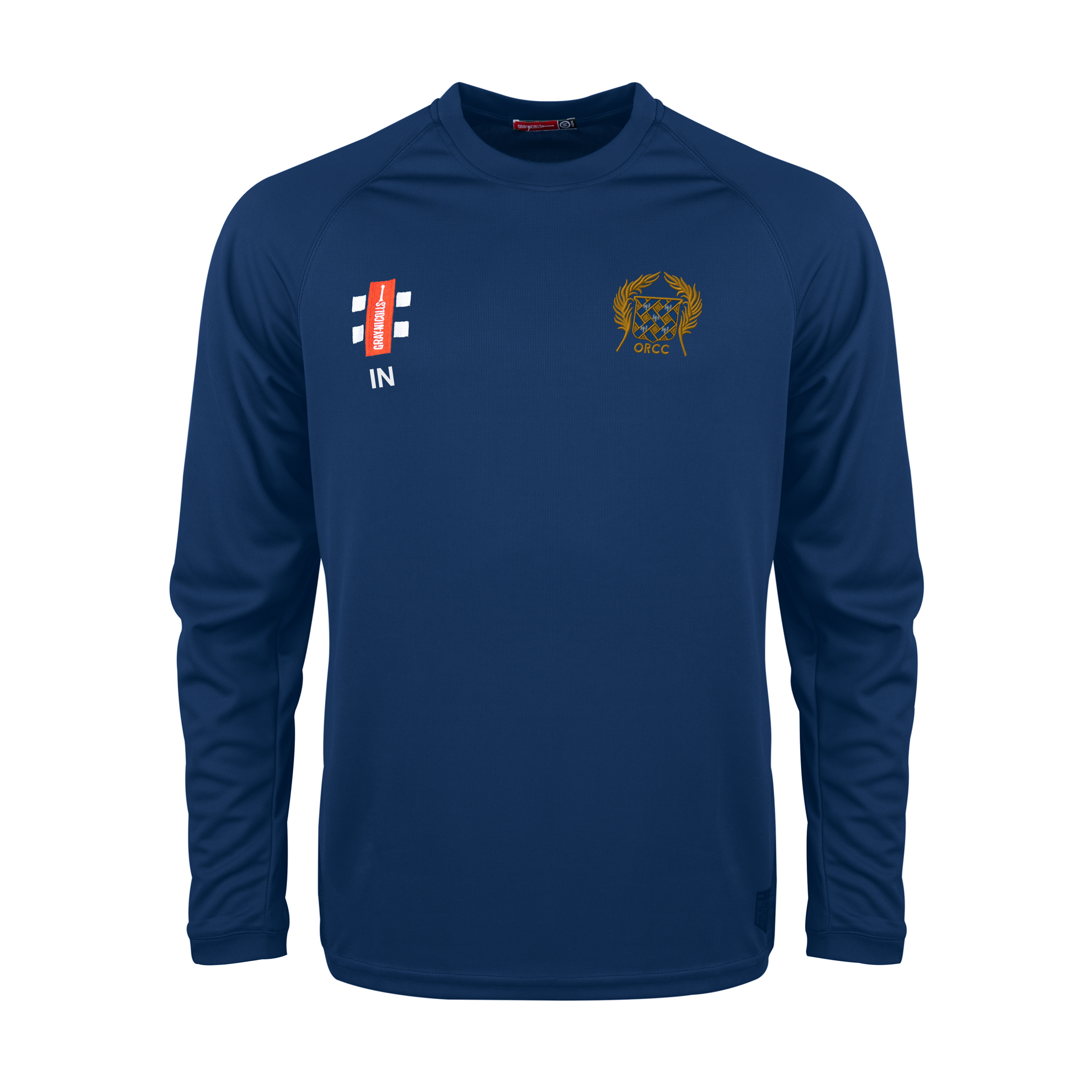 gray-nicolls-old-rutlishians-cc-junior-matrix-v2-maglia-manica-lunga-navy image 1