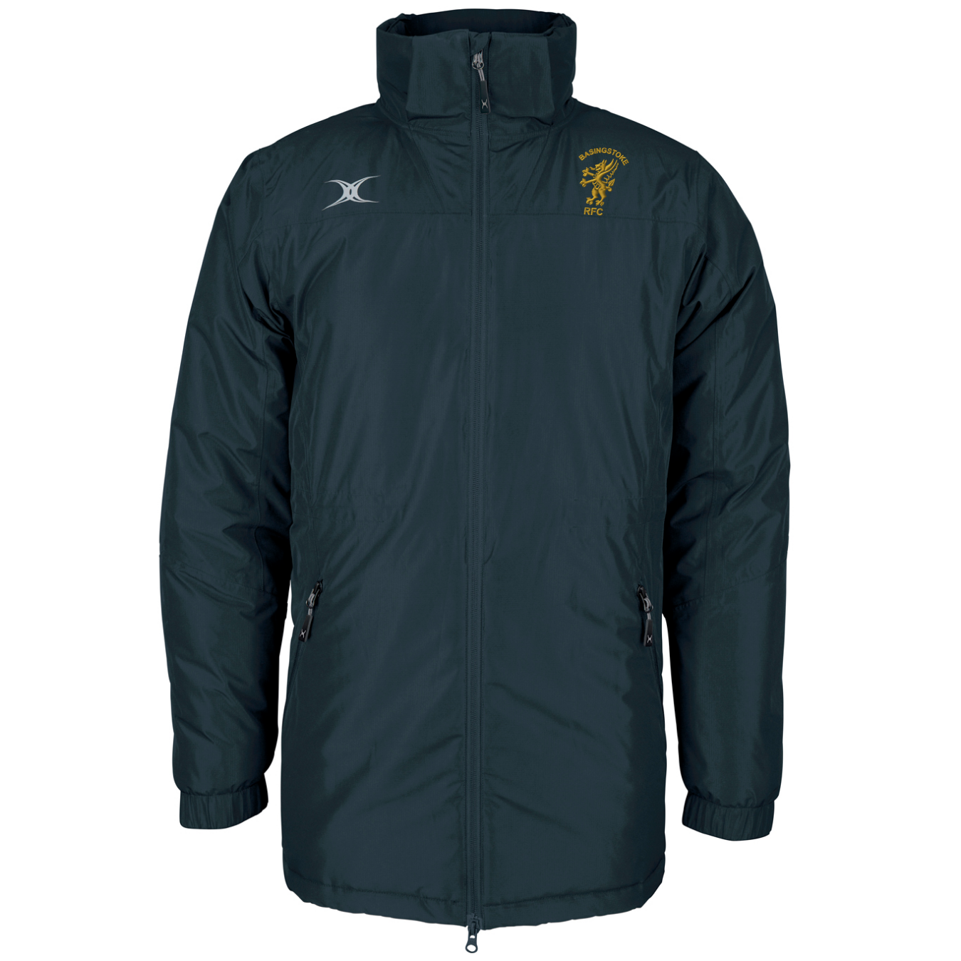 gilbert-rugby-basingstoke-rfc-pro-giacca-antipioggia-adulto-blu-navy image 1